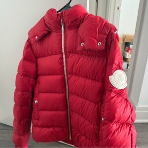 Moncler Cherry Red Quilted Jacket